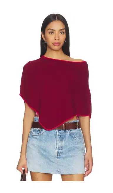 Frankies Bikinis Scout Knit Poncho | Thumbnail 1 Frankies Bikinis Scout Knit Poncho | Thumbnail 1