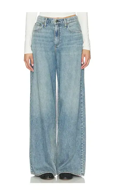 Rag & Bone Featherweight Sofie Full Wide Jeans | Thumbnail 1 Rag & Bone Featherweight Sofie Full Wide Jeans | Thumbnail 1