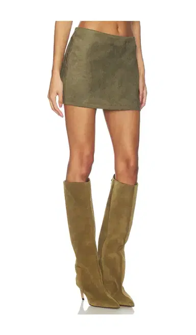 superdown Patsie Faux Suede Mini Skirt | Thumbnail 2 superdown Patsie Faux Suede Mini Skirt | Thumbnail 2