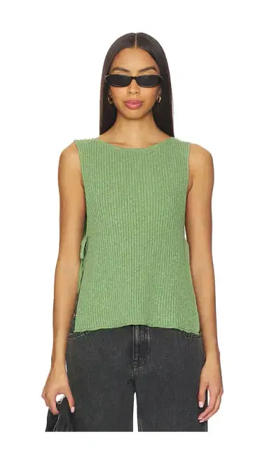 Free People x free-est Lizzie Sweater Top In Green Eyes | Thumbnail 2 Free People x free-est Lizzie Sweater Top In Green Eyes | Thumbnail 2