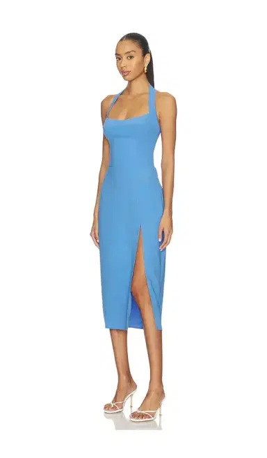 Amanda Uprichard Antonella Midi Dress | Thumbnail 2 Amanda Uprichard Antonella Midi Dress | Thumbnail 2