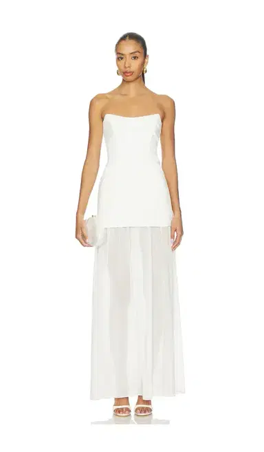 Amanda Uprichard Christy Maxi Dress | Thumbnail 1 Amanda Uprichard Christy Maxi Dress | Thumbnail 1