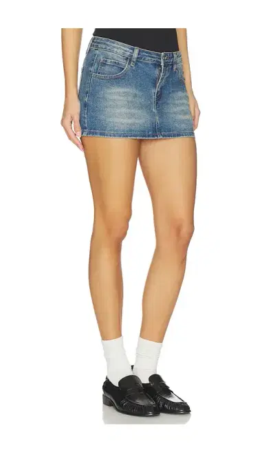 superdown Lathan Denim Mini Skirt | Thumbnail 2 superdown Lathan Denim Mini Skirt | Thumbnail 2