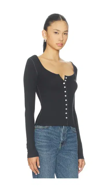 Free People End Game Pointelle Long Sleeve | Thumbnail 2 Free People End Game Pointelle Long Sleeve | Thumbnail 2