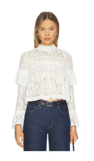 Free People Lilabeth Lace Top | Thumbnail 1 Free People Lilabeth Lace Top | Thumbnail 1
