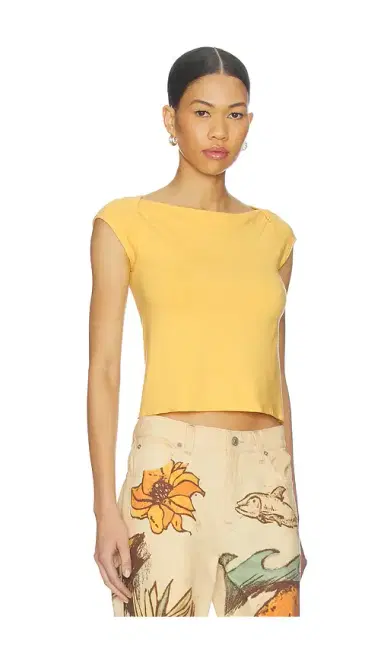 Free People So Soft Seamless Modal Tee | Thumbnail 2 Free People So Soft Seamless Modal Tee | Thumbnail 2