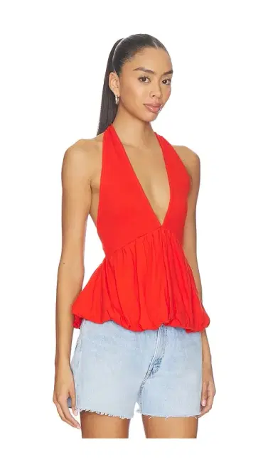 Free People x Free-est Paige Top In Tangerine Tango | Thumbnail 2 Free People x Free-est Paige Top In Tangerine Tango | Thumbnail 2