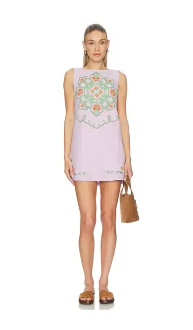 Free People Electric Garden Mini Dress | Thumbnail 1 Free People Electric Garden Mini Dress | Thumbnail 1