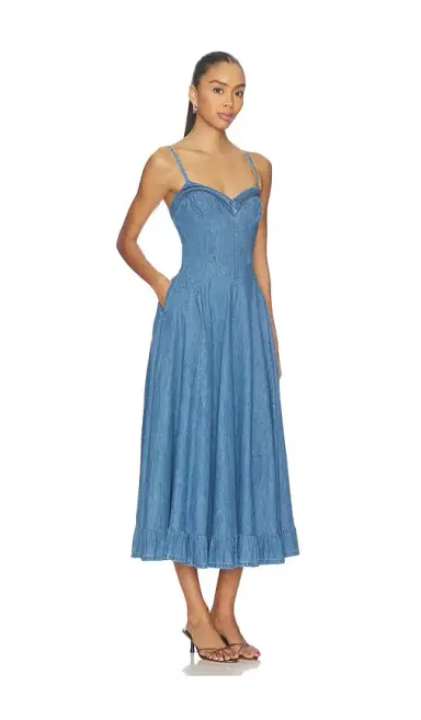 Free People Another Season Midi Dress | Thumbnail 2 Free People Another Season Midi Dress | Thumbnail 2