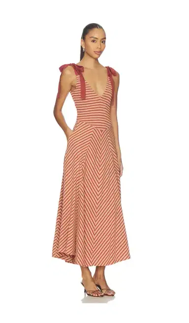 Free People x free-est Cecelia Midi Dress In Burnt Henna Combo | Thumbnail 2 Free People x free-est Cecelia Midi Dress In Burnt Henna Combo | Thumbnail 2