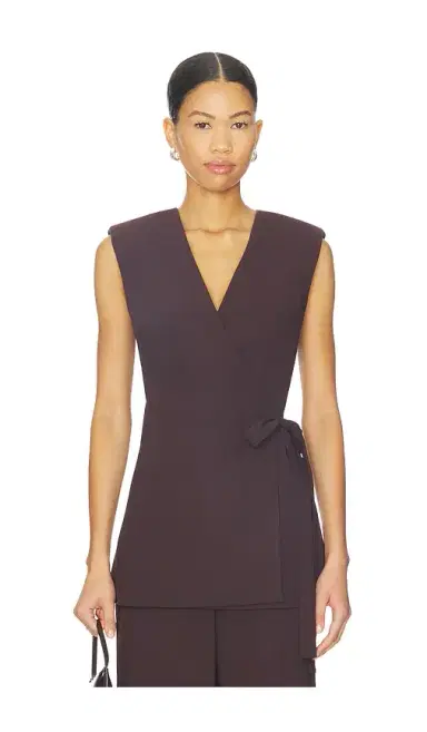 Amanda Uprichard Halcyon Vest | Thumbnail 1 Amanda Uprichard Halcyon Vest | Thumbnail 1