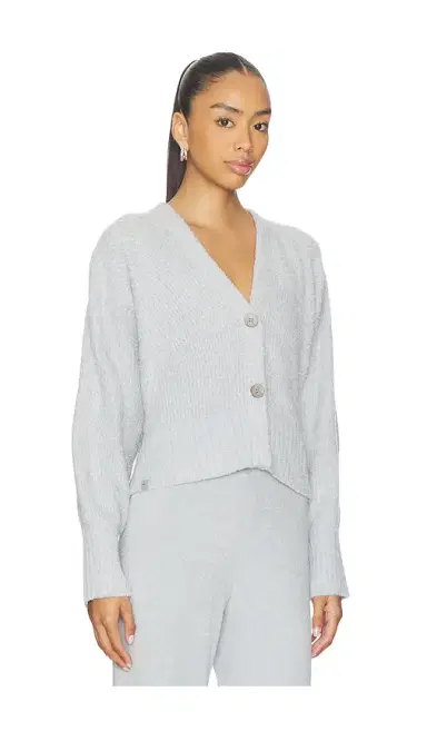 Barefoot Dreams CozyChic Lite Ribbed Button Front Cardigan | Thumbnail 2 Barefoot Dreams CozyChic Lite Ribbed Button Front Cardigan | Thumbnail 2