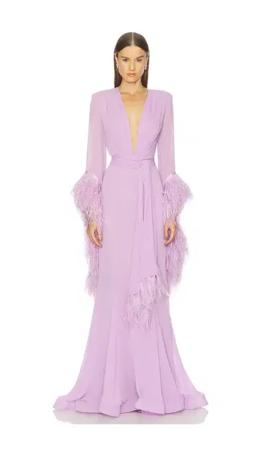 Bronx and Banco Geisha V-neck Maxi Dress | Thumbnail 1 Bronx and Banco Geisha V-neck Maxi Dress | Thumbnail 1