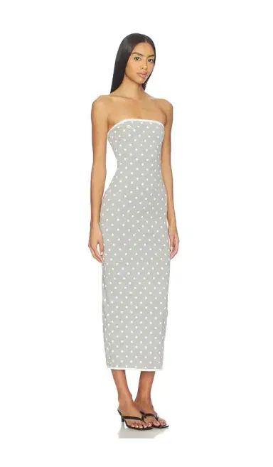 Rowen Rose Polka Dots Bustier Dress | Thumbnail 2 Rowen Rose Polka Dots Bustier Dress | Thumbnail 2