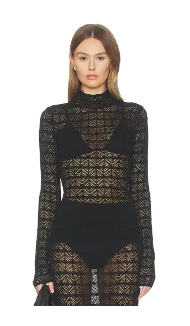 NBD Kyriah Pointelle Knit Top | Thumbnail 1 NBD Kyriah Pointelle Knit Top | Thumbnail 1