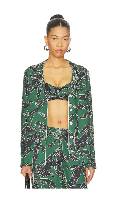 THE UPSIDE Tamara Rio Collared Top | Thumbnail 1 THE UPSIDE Tamara Rio Collared Top | Thumbnail 1