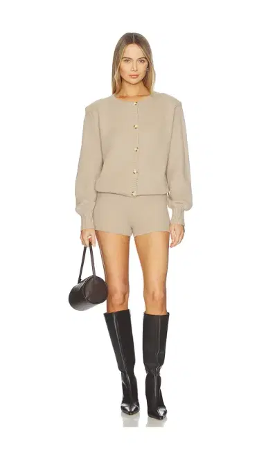 SEROYA Sable Knit Romper | Thumbnail 1 SEROYA Sable Knit Romper | Thumbnail 1
