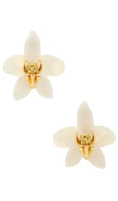 Lele Sadoughi Orchid Earrings | Thumbnail 1 Lele Sadoughi Orchid Earrings | Thumbnail 1