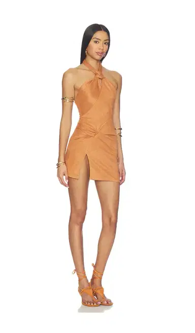 MORE TO COME Lureilla Halter Mini Dress | Thumbnail 2 MORE TO COME Lureilla Halter Mini Dress | Thumbnail 2