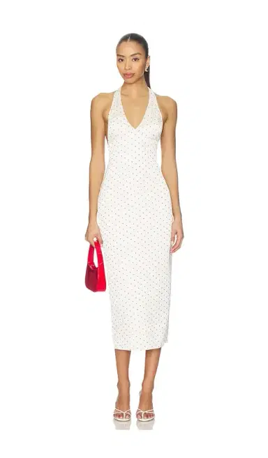MORE TO COME Zaia Halter Midi Dress | Thumbnail 1 MORE TO COME Zaia Halter Midi Dress | Thumbnail 1