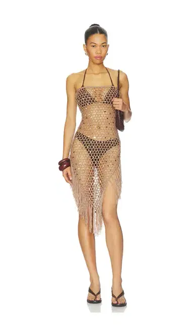 MORE TO COME Rami Fringe Strapless Dress | Thumbnail 2 MORE TO COME Rami Fringe Strapless Dress | Thumbnail 2