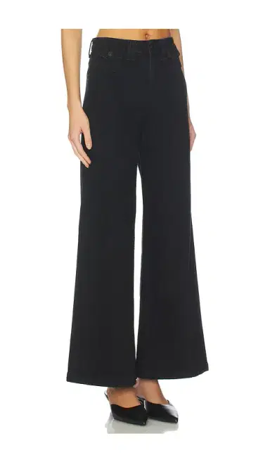 Free People x We The Free Kellee High Rise Palazzo In Black Eyeliner | Thumbnail 2 Free People x We The Free Kellee High Rise Palazzo In Black Eyeliner | Thumbnail 2