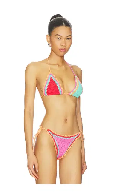 BEACH RIOT Winona Triangle Bikini Top | Thumbnail 2 BEACH RIOT Winona Triangle Bikini Top | Thumbnail 2