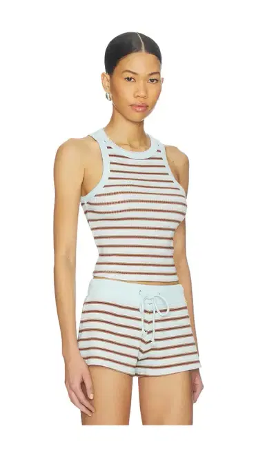 Frankies Bikinis Emma Thermal Tank Top | Thumbnail 2 Frankies Bikinis Emma Thermal Tank Top | Thumbnail 2