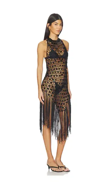 superdown Karrigan Halter Midi Dress | Thumbnail 2 superdown Karrigan Halter Midi Dress | Thumbnail 2
