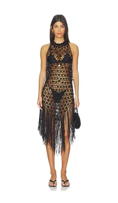 superdown Karrigan Halter Midi Dress | Thumbnail 1 superdown Karrigan Halter Midi Dress | Thumbnail 1