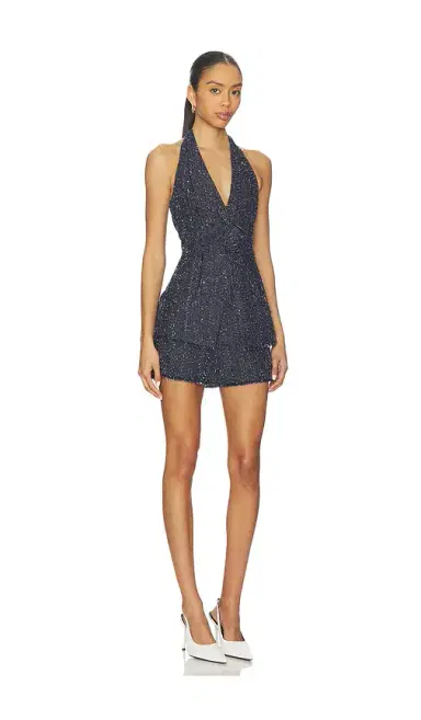 AMUR Nevin Halter Romper | Thumbnail 2 AMUR Nevin Halter Romper | Thumbnail 2