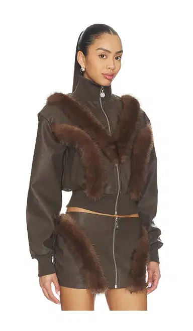 OW Collection Bela Faux Fur Jacket | Thumbnail 2 OW Collection Bela Faux Fur Jacket | Thumbnail 2