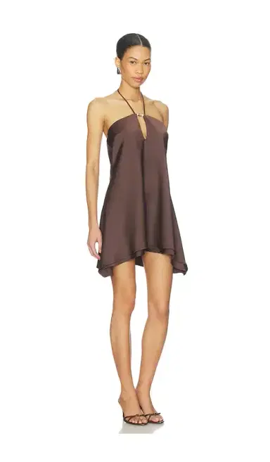 Runaway The Label Freya Flowy Halter Mini Dress | Thumbnail 2 Runaway The Label Freya Flowy Halter Mini Dress | Thumbnail 2