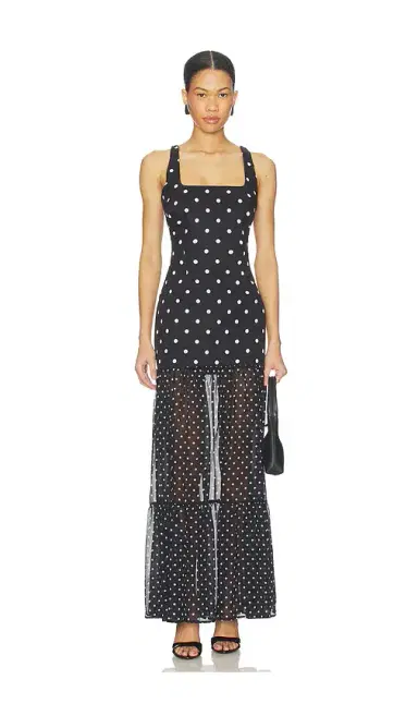 Runaway The Label Tillie Sheer Bottom Maxi Dress | Thumbnail 1 Runaway The Label Tillie Sheer Bottom Maxi Dress | Thumbnail 1