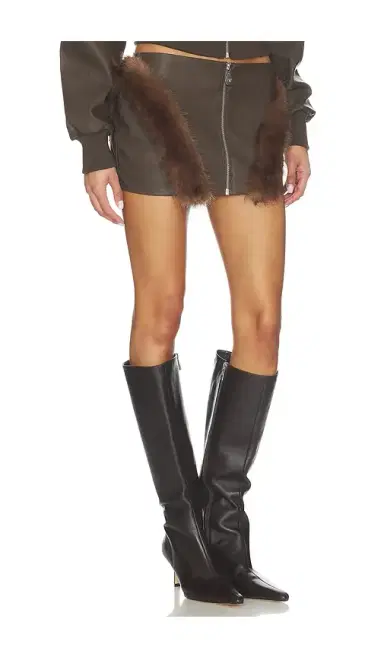 OW Collection Bela Faux Fur Mini Skirt | Thumbnail 2 OW Collection Bela Faux Fur Mini Skirt | Thumbnail 2