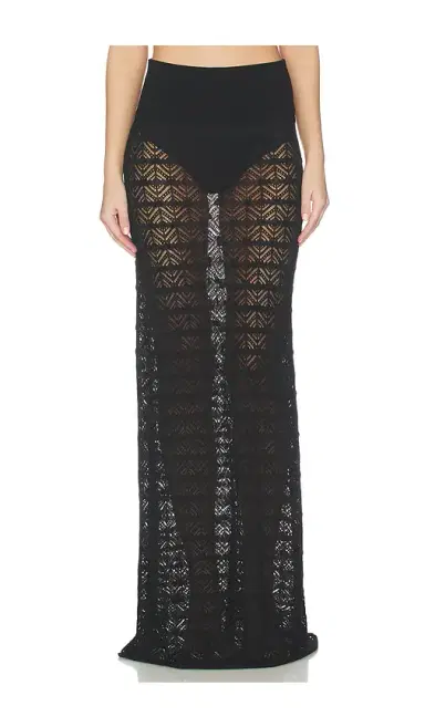 NBD Kyriah Pointelle Maxi Skirt | Thumbnail 1 NBD Kyriah Pointelle Maxi Skirt | Thumbnail 1