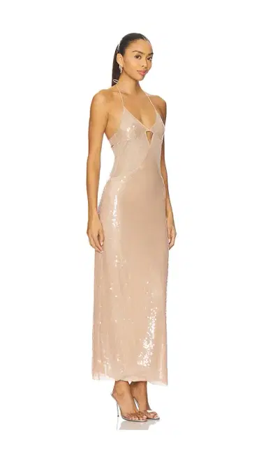 Ceren Ocak Sequin Cut-Out Dress | Thumbnail 2 Ceren Ocak Sequin Cut-Out Dress | Thumbnail 2