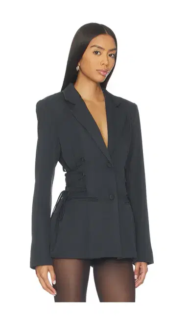 superdown Jennifer Lace Up Blazer | Thumbnail 2 superdown Jennifer Lace Up Blazer | Thumbnail 2
