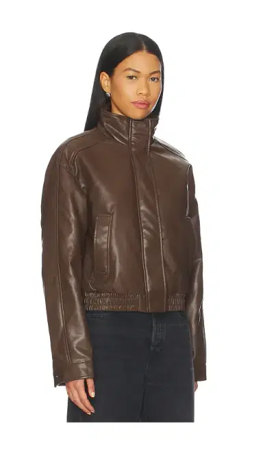 superdown Kona Faux Leather Bomber | Thumbnail 2 superdown Kona Faux Leather Bomber | Thumbnail 2