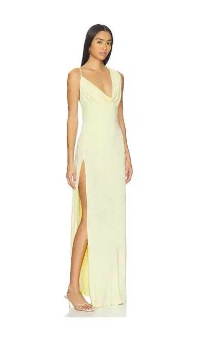 NBD Tessa Draped Shoulder Maxi Dress | Thumbnail 2 NBD Tessa Draped Shoulder Maxi Dress | Thumbnail 2