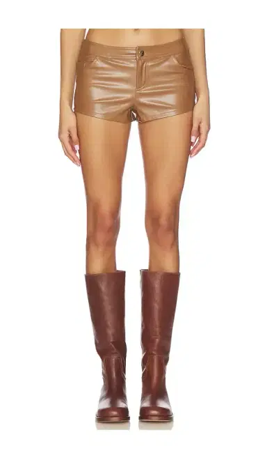 superdown Gianna Faux Leather Shorts | Thumbnail 1 superdown Gianna Faux Leather Shorts | Thumbnail 1