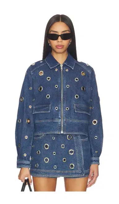 Cinq à Sept Denim Harriet Jacket | Thumbnail 2 Cinq à Sept Denim Harriet Jacket | Thumbnail 2