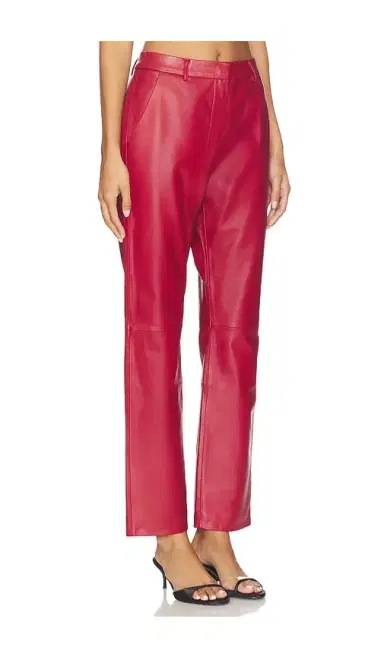 AEXAE Leather Straight Leg Pant | Thumbnail 2 AEXAE Leather Straight Leg Pant | Thumbnail 2