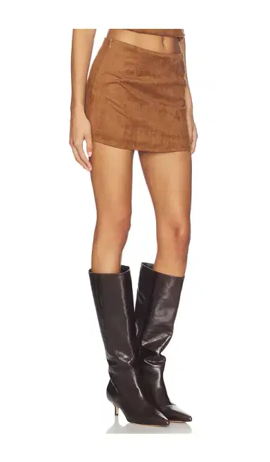 ALL THE WAYS Aiya Faux Suede Skirt | Thumbnail 2 ALL THE WAYS Aiya Faux Suede Skirt | Thumbnail 2