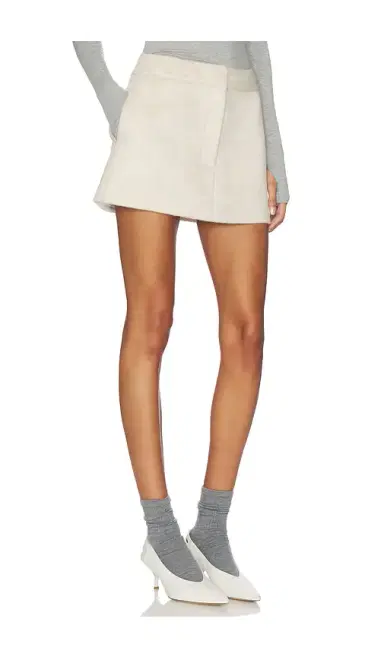 AEXAE Cashmere Wool Blend Mini Skirt | Thumbnail 2 AEXAE Cashmere Wool Blend Mini Skirt | Thumbnail 2