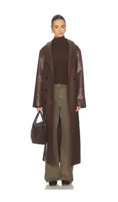 ALL THE WAYS Carey Faux Leather Trench | Thumbnail 2 ALL THE WAYS Carey Faux Leather Trench | Thumbnail 2