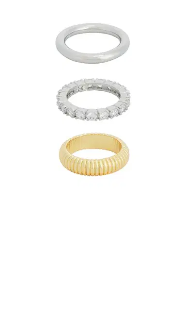 SHASHI Roux Ring Set | Thumbnail 2 SHASHI Roux Ring Set | Thumbnail 2
