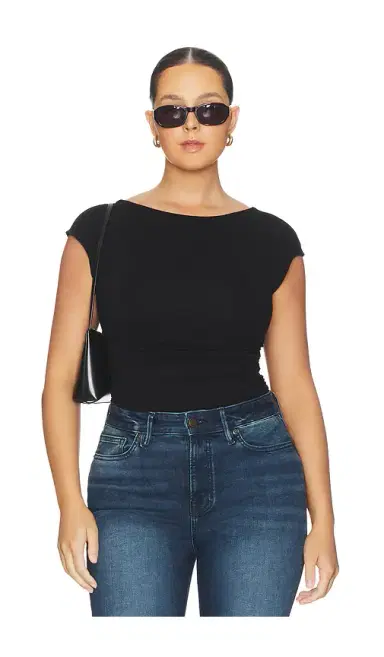 Good American Super Stretch Open Back Bodysuit | Thumbnail 2 Good American Super Stretch Open Back Bodysuit | Thumbnail 2