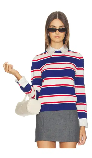 Alice + Olivia Alice + Olivia Porla Collared Sweater | Thumbnail 1 Alice + Olivia Alice + Olivia Porla Collared Sweater | Thumbnail 1