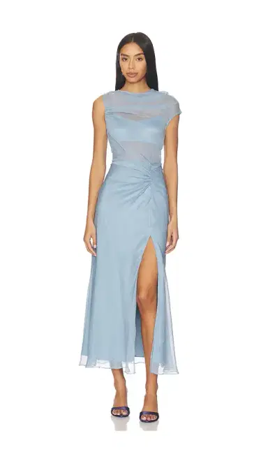 AMUR Amille Sheer Gown | Thumbnail 1 AMUR Amille Sheer Gown | Thumbnail 1